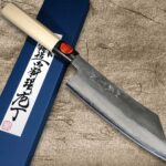 <span class="title">Shigeki Tanaka HAKATA Style Arch-Shaped Chef Knives made of Ginsan Stainless Steel</span>