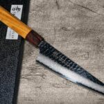 <span class="title">Sakai Takayuki VG10 Stylish Damascus Hammered Honesuki (Boning Knives) with Japanese Handle</span>