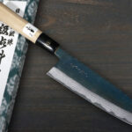 <span class="title">New! Fujiwara Kanefusa Kurouchi Damascus White Steel Chef Knives</span>
