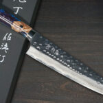 <span class="title">Takeshi Saji Damascus SRS13 Gyuto & Bunka Knives with Stylish Stabilized Hybrid Resin Handle</span>
