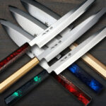<span class="title">Sakai Takayuki INOX Japanese-style Nanairo Yanagiba & Deba Knives with Hygienic ABS Resin Handle</span>