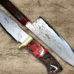 <span class="title">Daisuke Nishida White Paper #1 Damascus Chef’s Knives with Special Custom Handles</span>