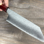 <span class="title">Kei Kobayashi R2 Damascus Special Finished Chefs Knives with Japanese-Red Lacquered Wood Handle</span>