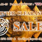 <span class="title">WINTER CLEARANCE SALE | 25%OFF – Powered Coupon – Free Upgraded Express Shipping</span>