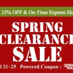 <span class="title">SPRING CLEARANCE SALE | 25%OFF – Powered Coupon – Free Upgraded Express Shipping</span>