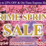 <span class="title">PRIME SPRING SALE | 25%OFF – Powered Coupon – Free Upgraded Express Shipping</span>