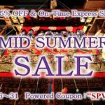 <span class="title">MID SUMMER SALE | 25%OFF – Powered Coupon – Free Upgraded Express Shipping</span>