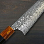 <span class="title">UN-RYU VG10 Damascus Chef’s Knives with All Stainess Handle</span>