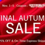 <span class="title">FINAL AUTUMN SALE | 25%OFF – Powered Coupon – Free Upgraded Express Shipping</span>