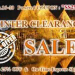 <span class="title">WINTER CLAERANCE SALE | 25%OFF – Powered Coupon – Free Upgraded Express Shipping</span>