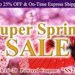 <span class="title">SUPER SPRING SALE | 25%OFF – Powered Coupon – Free Upgraded Express Shipping</span>