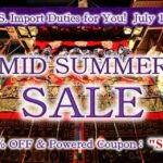 <span class="title">MID SUMMER SALE | 25%OFF – NO U.S. Import Duties !</span>